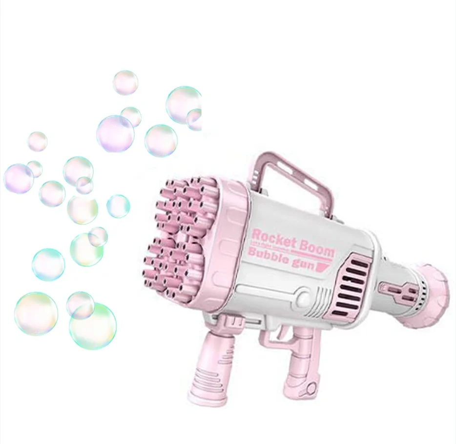 super large 64-hole led Gatling Outdoor party Kids gift  bubble machine gun bubble gun toys gatling bubble gun for kids