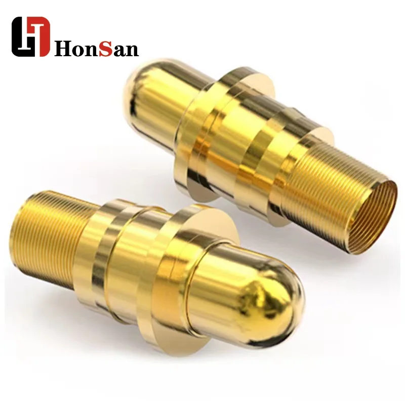 pogo Spring Loaded customized Right Angle Pin Twist Contact 1mm Single Gold Plated SMT Smd 4 12 Pins Magnetic Pogo Pin Connector