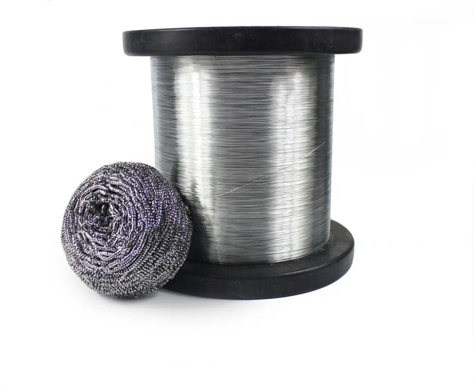 Manufacturer Price Size 0.13 mm Plastic Reel Packing SS 410 Stainless Steel Wire for Cleaning Ball