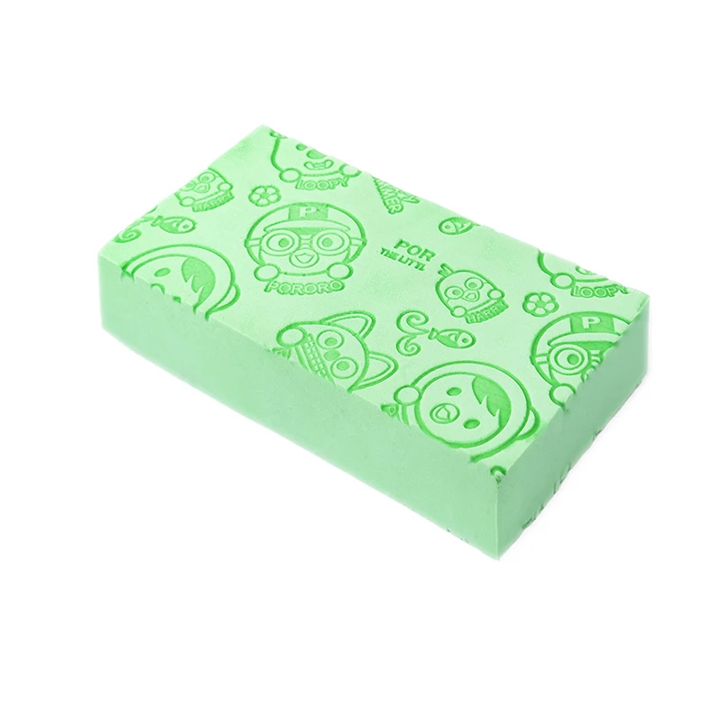 Wholesale High Quality eponge exfoliante Baby Bath Sponge exfoliant Newborn Bathing PVA Cartoon Printed Mud Back Rubbing Sponges