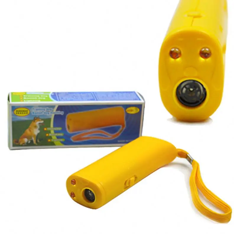  Hot Led Flashlight Battery-Free Trasonic Dog Repeller Training Device