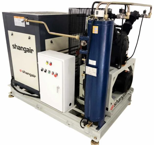 LZ4.0/10/40 Screw Booster SHANGHAIR High Pressure Air Compressor