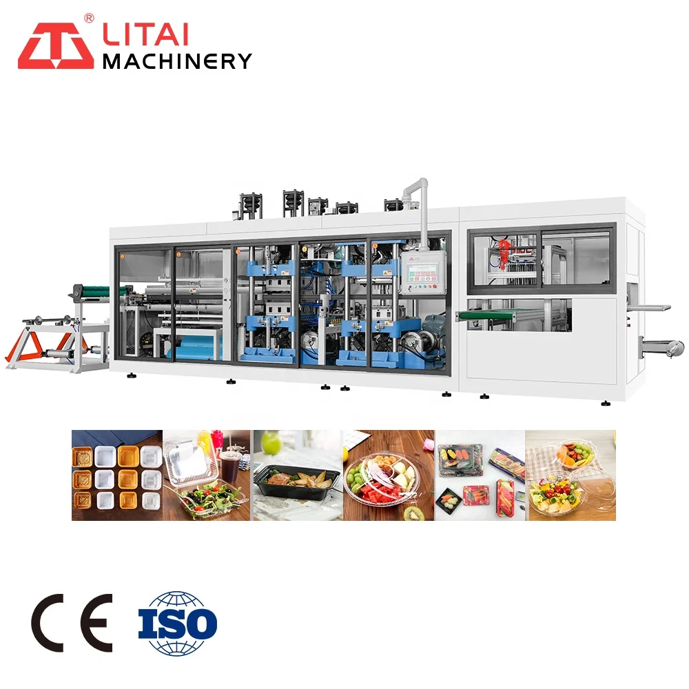 Автоматическая машина для производства пластиковых коробок для торта и пиццы
