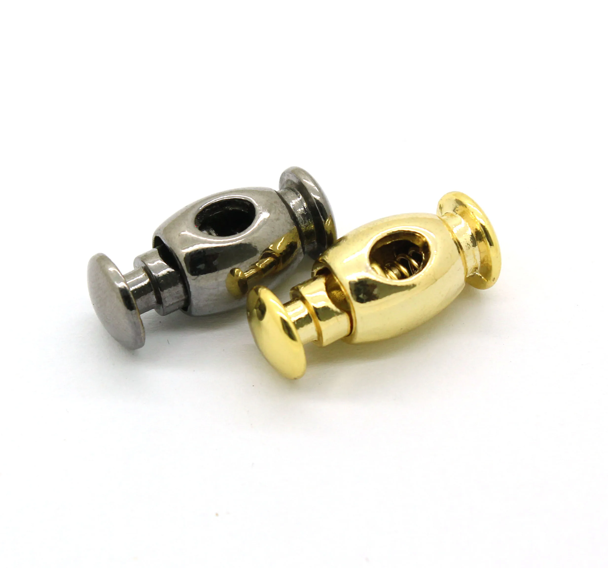 Wholesale Cord And Stopper Customized Color Metal Spring Stopper