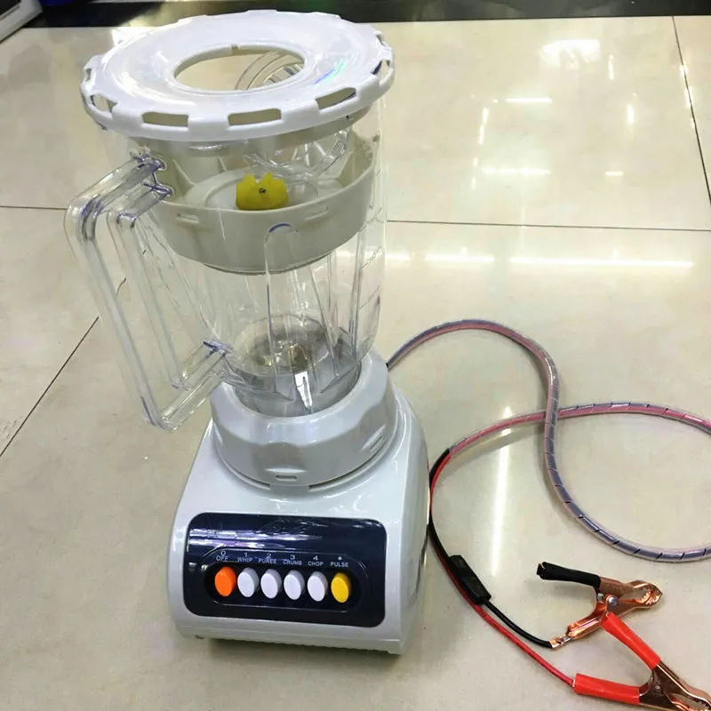 12V 400W Solar Battery Nutri Ribbon Baby Smoothies 4 in 1 Mini Hand Small Commercial Blender