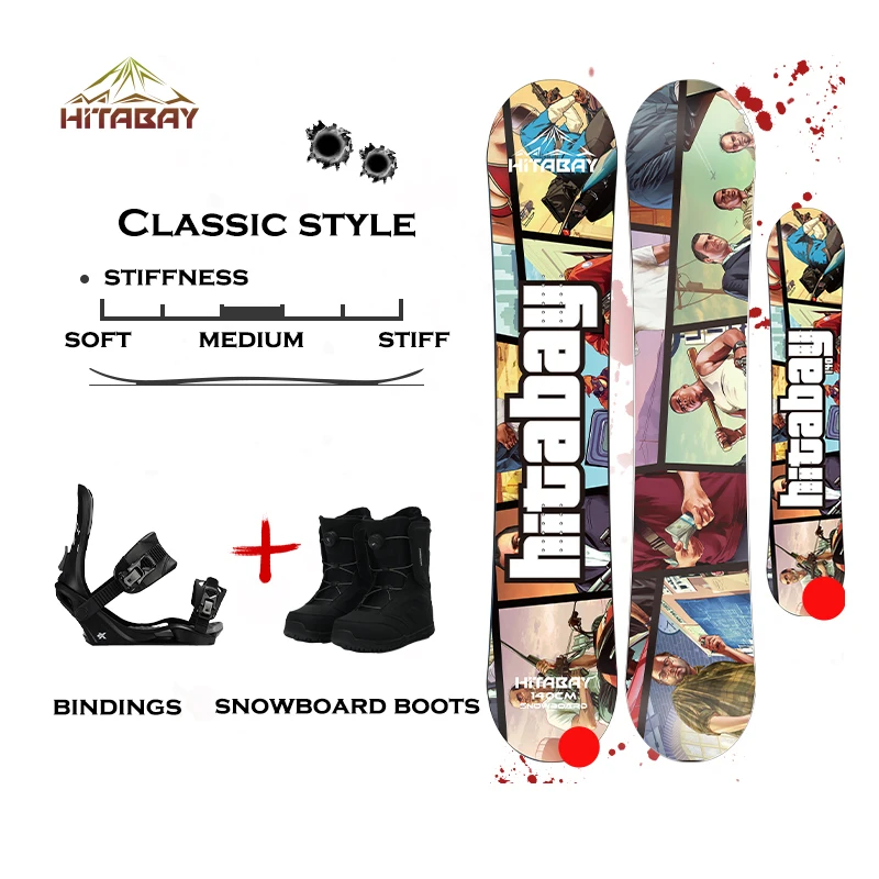 Snowboard Rancoo черный оптом сноуборд с переплётом