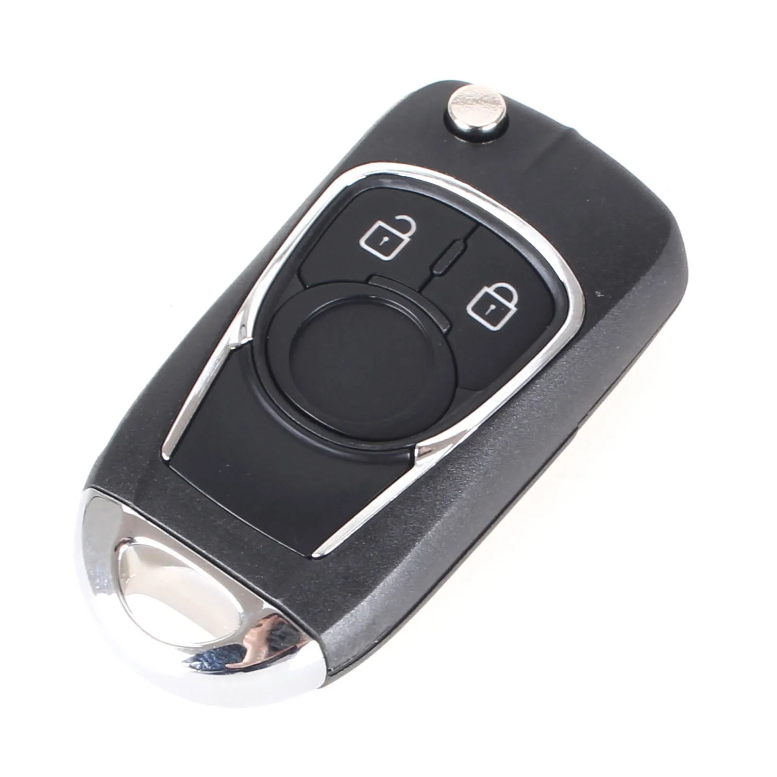 KEYYOU 2 Buttons Modified Flip Folding Remote car Key Shell Keyless Case For Chevrolet Epica Lova Cruze For Buick HU100 Blade