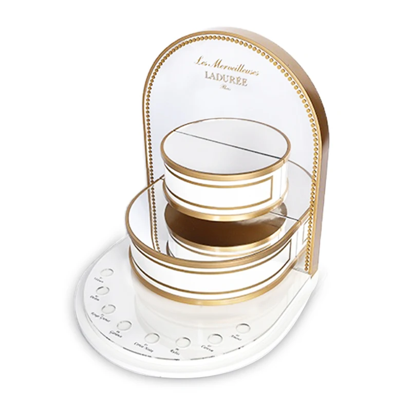 Custom Makeup Lipstick Displays Acrylic Product Display Rack Cosmetics Lipgloss Display Stand With Mirror