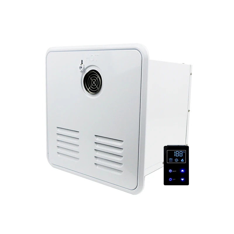 Remote Control Included  12 Volts  On Demand Hot RV Water Heater Camping Tankless Gas Water Heater