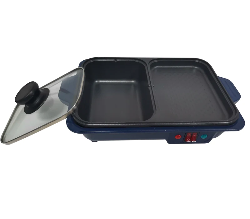 2 in 1 multifunctional cooker BBQ Grill & Hot Pot