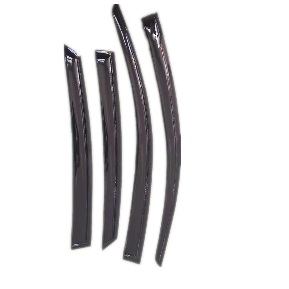 1.2MM PMMA New Car Models Door Rain Sun Visor Window Deflectors Black Door Visor For Rush 2018