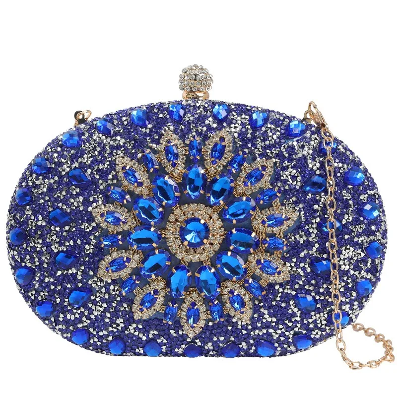 Customized Diamond Encrusted New Evening Bag Women Handbag Fashion Party Tote Bags Factory Wholesale Clutch Bags