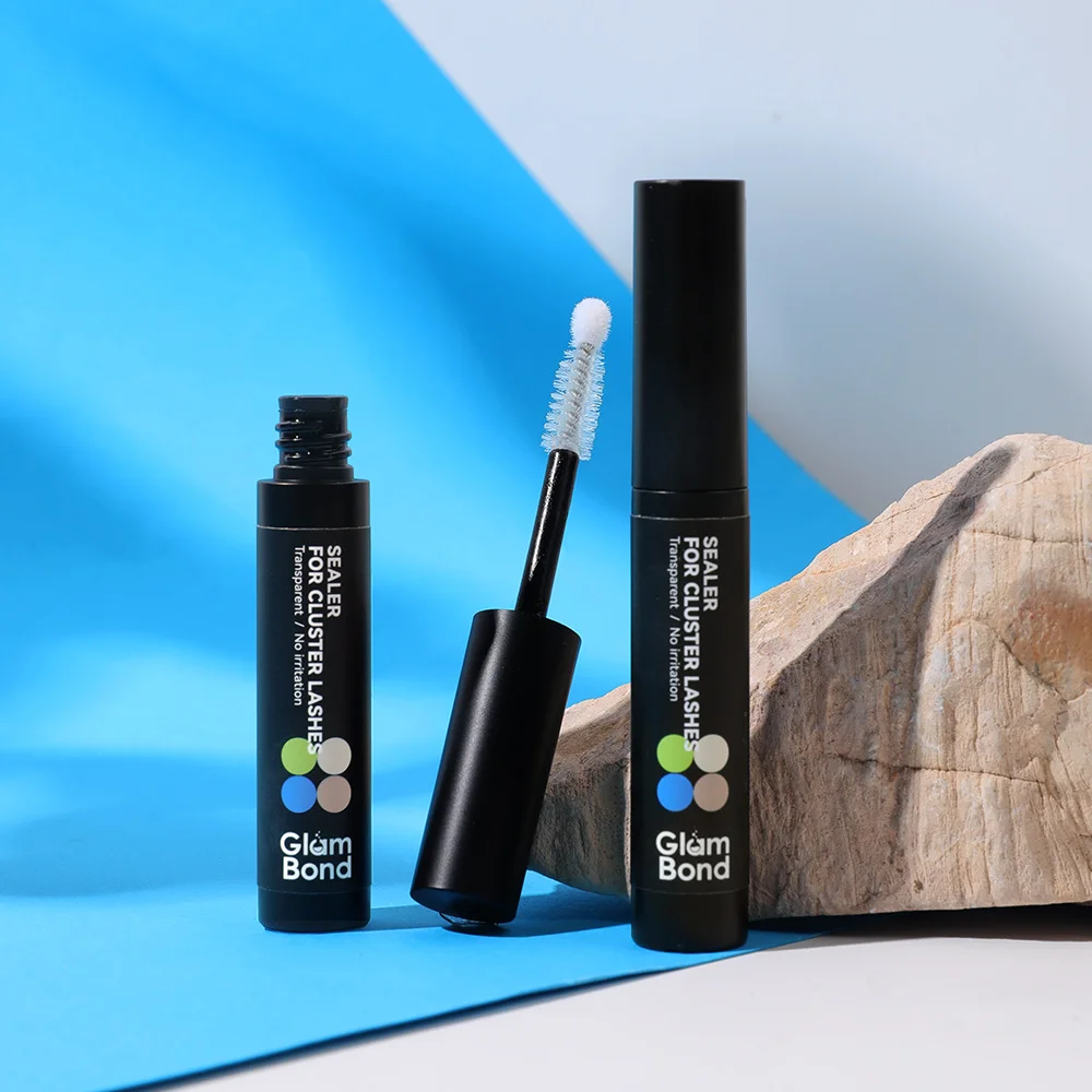 Glambond Coating Sealant For Eyelash Extension  OEM Black Lash Coating Sealant For Cluster Eyelashes