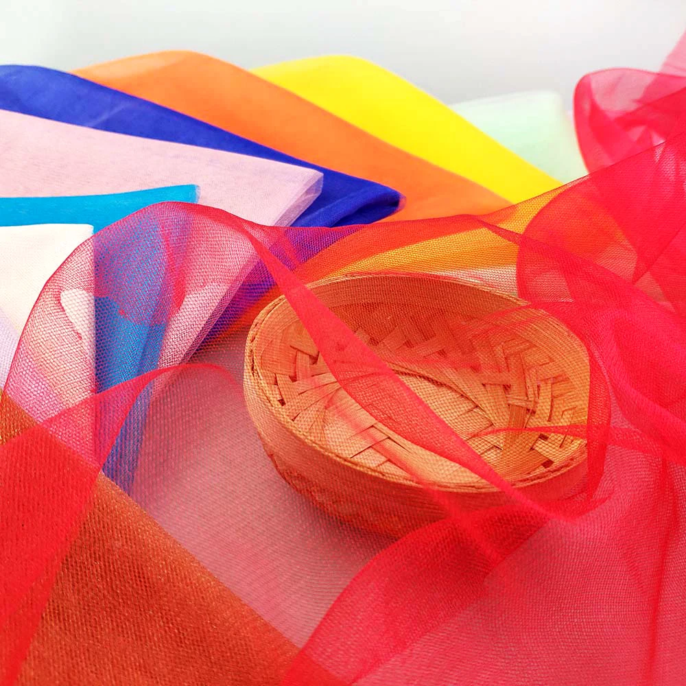 High Quality 100% Nylon Tulle Fabric Quadrangle Net Fabric
