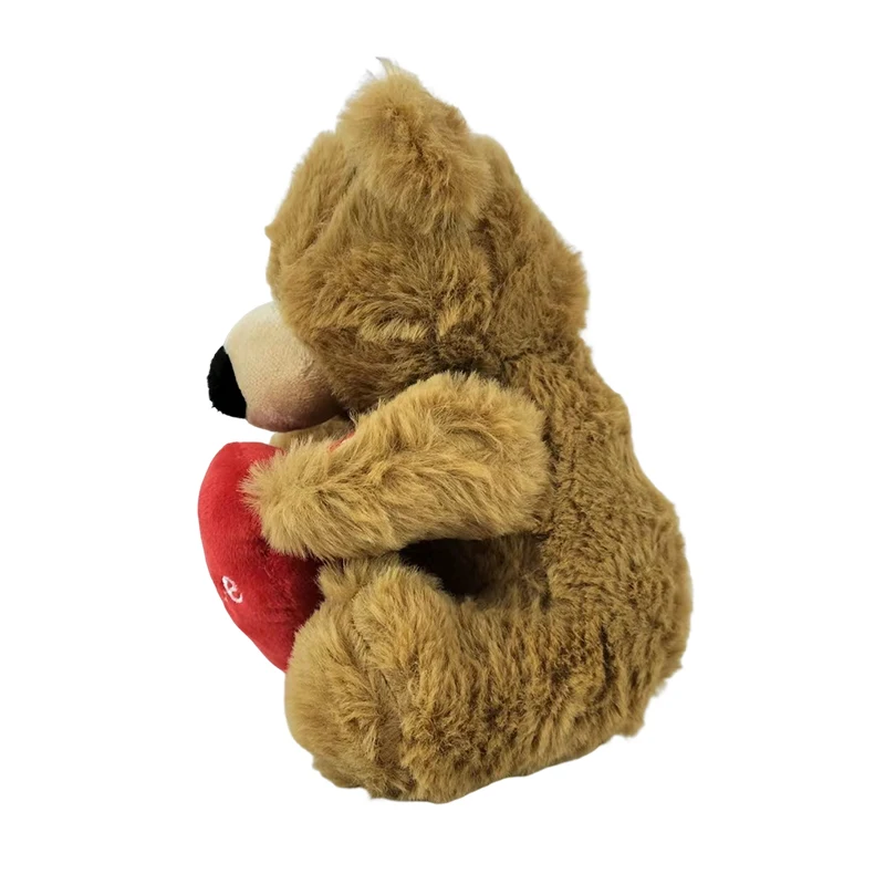 Custom Recordable Stuffed Animal Bear Plush Toy Speaking Record Teddy Bear Doll For Kids Gift