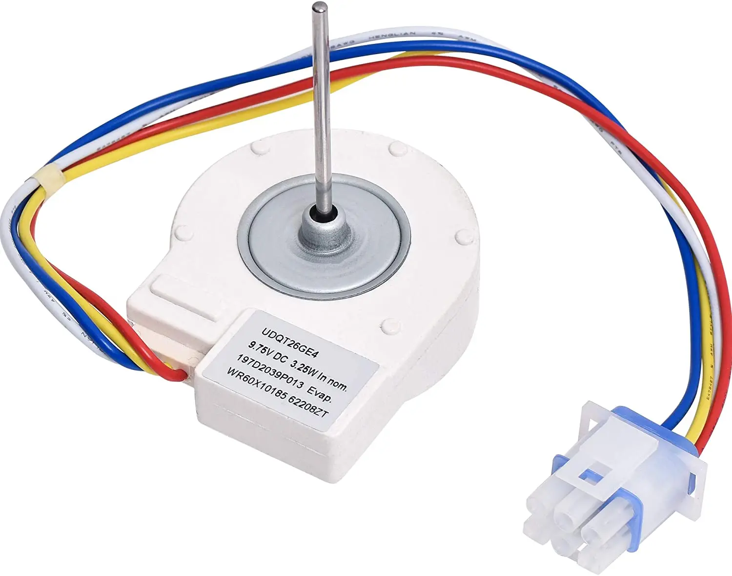 WR60X10185 Refrigerator Evaporator Fan Motor Replacement Compatible with Hot-Point, GE Refrigerator S Series Replace WR23X10353