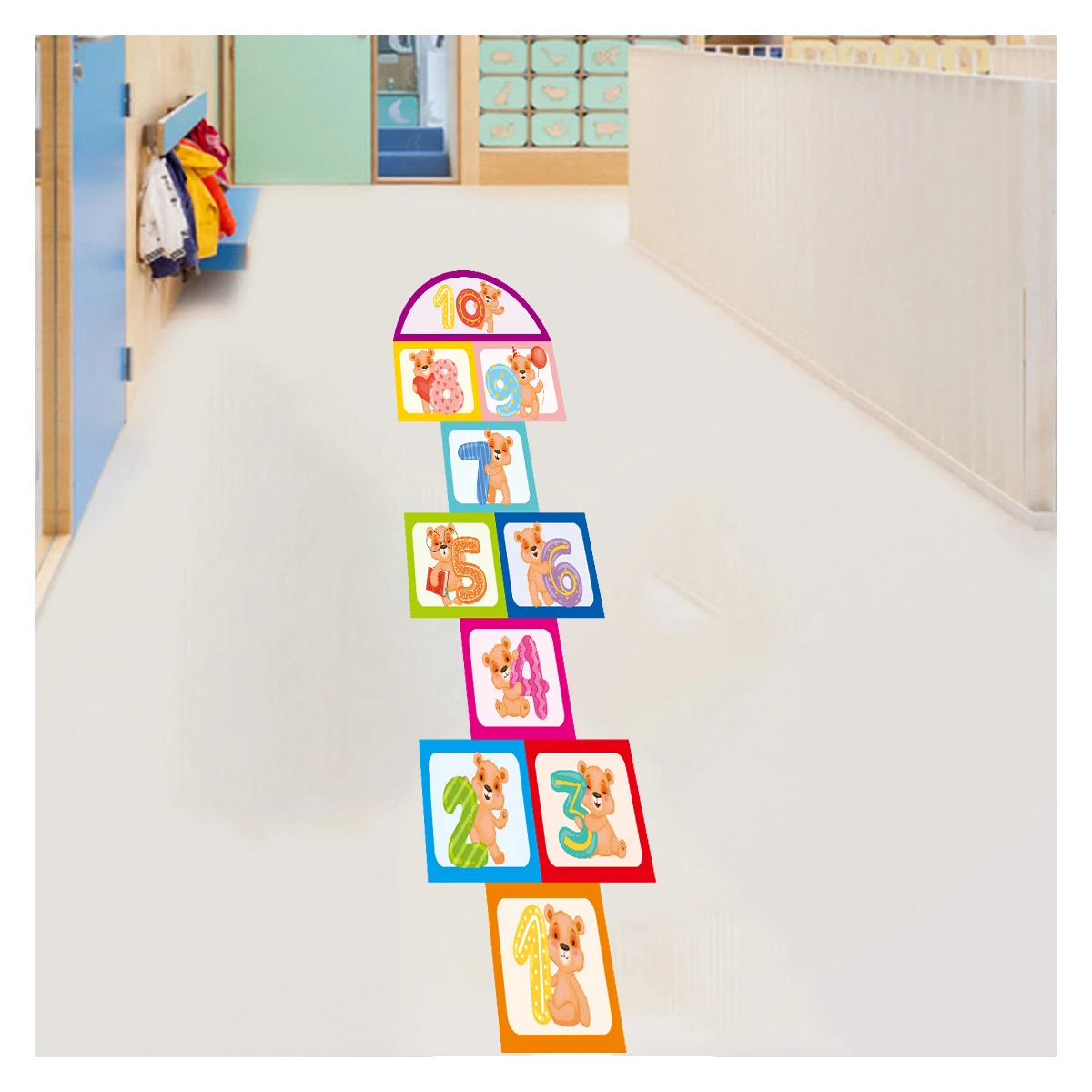 Custom Removable Waterproof Floor Ceramic Tile Art Sticker Self-Adhesive Flowing Waterfall Wall Mural Decal UV Printing