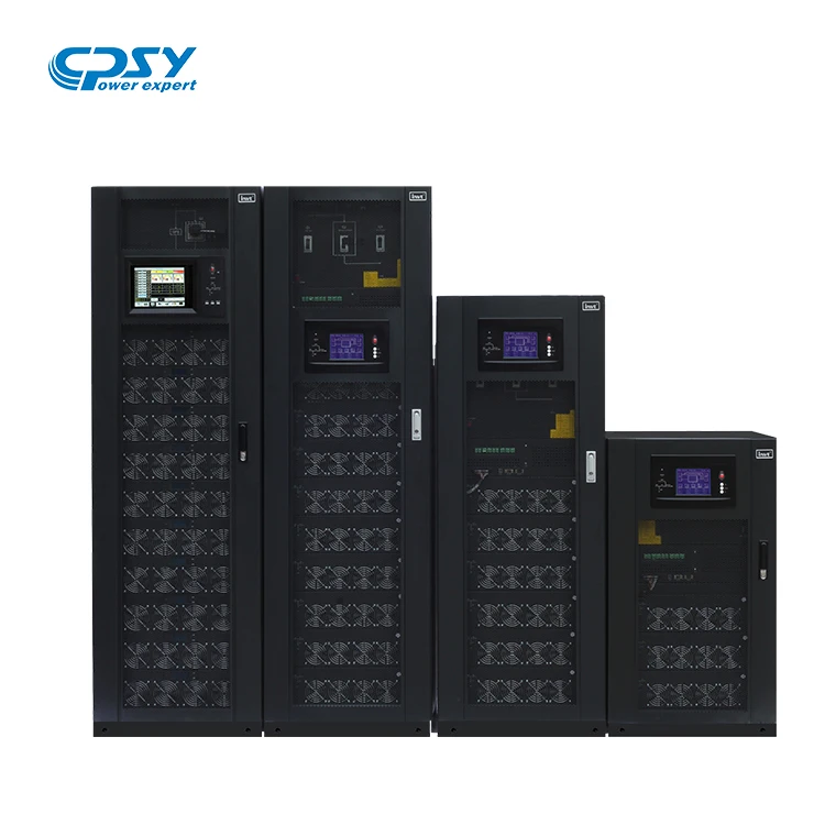 OEM 380V 415V 3 Phases Transformer Intergrade IGBT Online UPS 60kVA 120kVA 200kVA Modular UPS