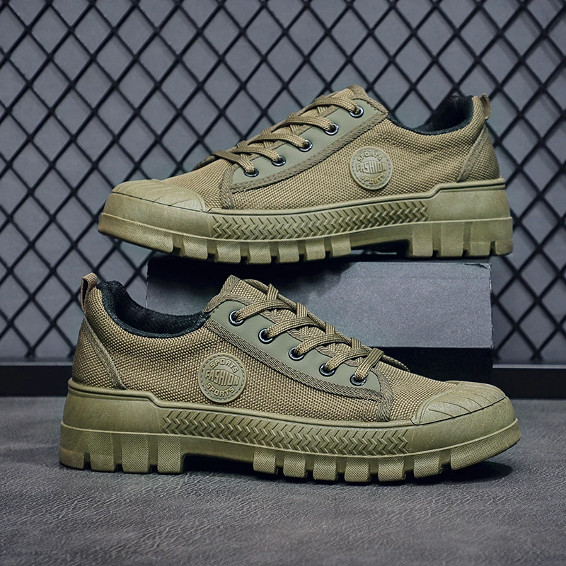 Wholesale Outdoor Work Shoes Safety Shoes Thick Soles Lightweight Sports Sneakers Unisex Shoes