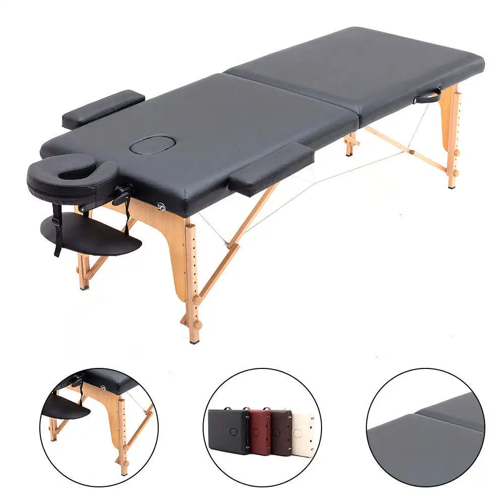 Hot Sale Luxury Portable Folding Lightweight Massage Spa Facial Salon Bed Comfortable Massage Table Bed