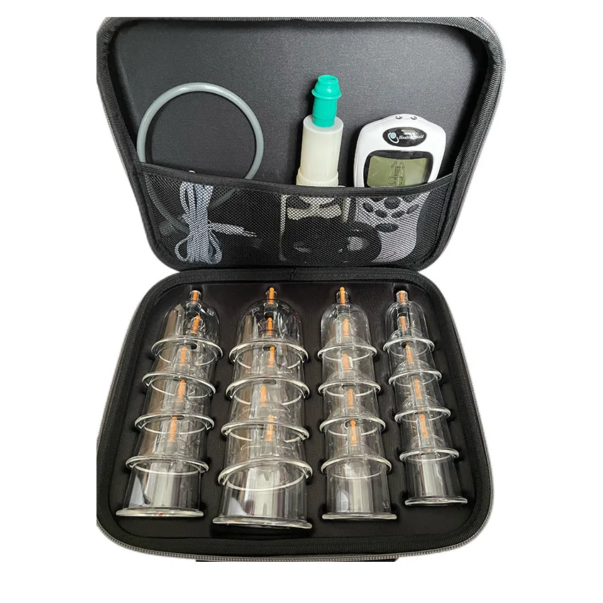 EMS Therapy Massager Suction 20PCS Vacuum Cupping Set 8 Models Massage Device for Cupping Tool