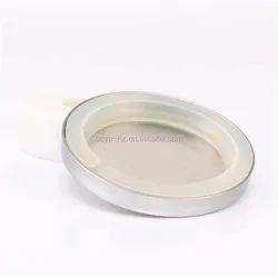 Candle Lid Jars Double Wall Aluminum Tinplate Metal Candle Glass Jar Lid For Glass Jars