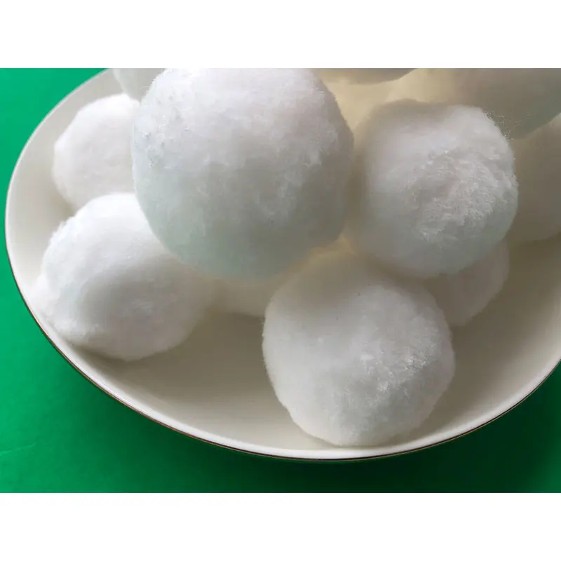 
Water Cleaning Pool Filter Accessories Snow Fiber Media Filter Balls 