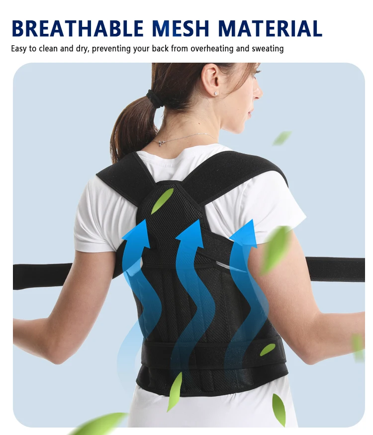 RUNYI Новое поступление OEM 2 в 1 многофункциональные расширенные плечевые ремни облегчение боли сколиоз Корректор осанки