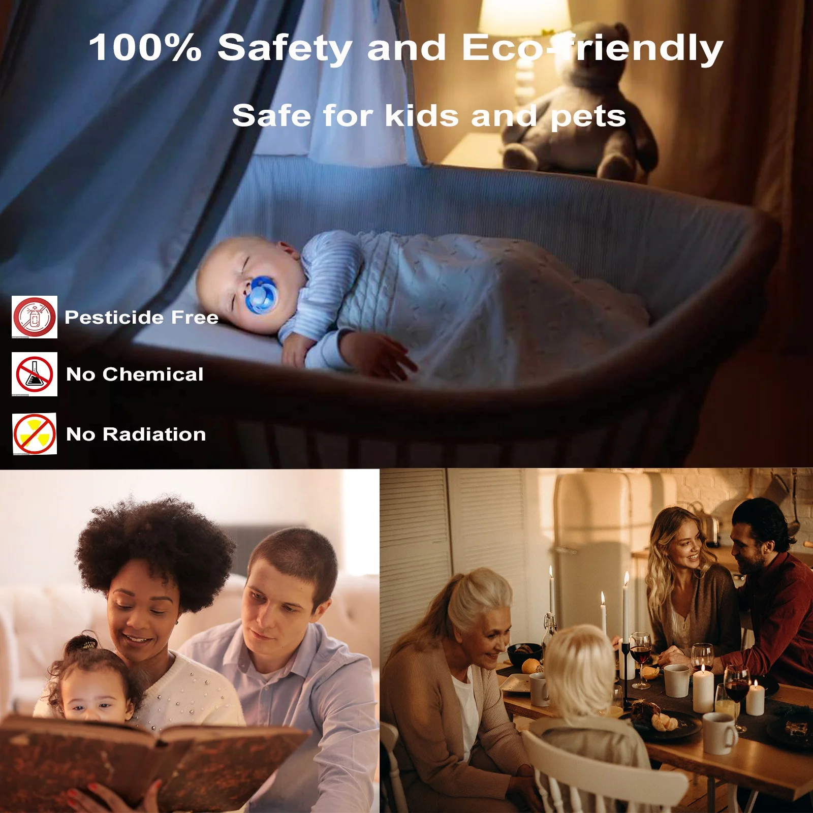 New Arrival UV flying insects Electric Mosquito Killing Lamp Plug-in Lamp with Glue paper