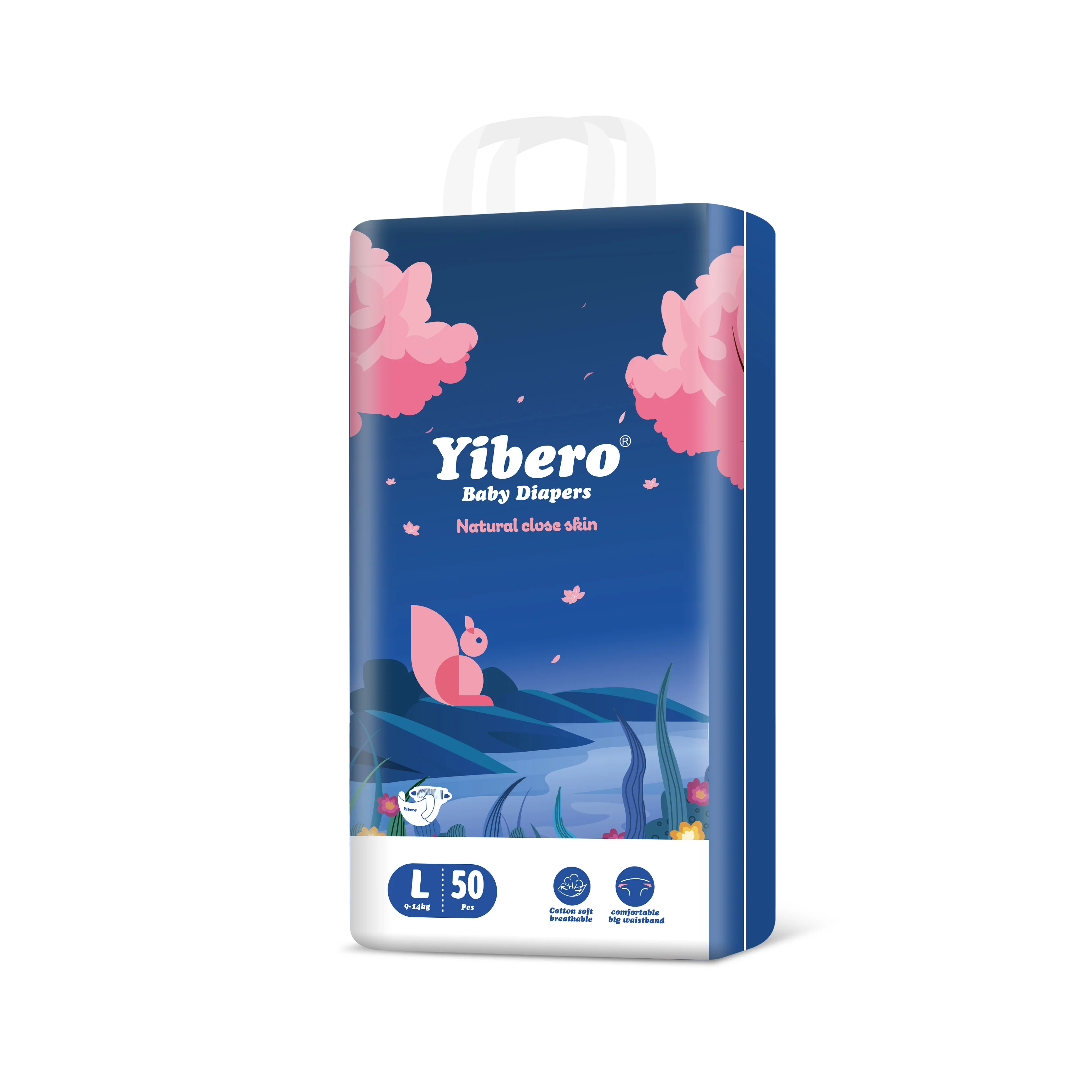 Hot Sale High Quality Competitive Price Disposable Happy Diapers Baby Diaper Manufacturer from China