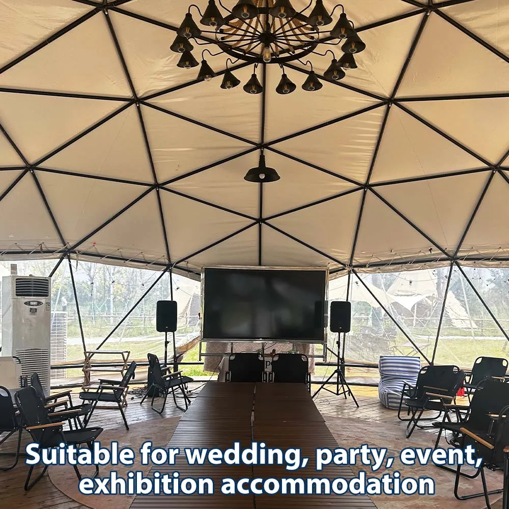 4 Seasons Waterproof Outdoor Gampling Geodesic Ball Tent geodesic domes igloo tents