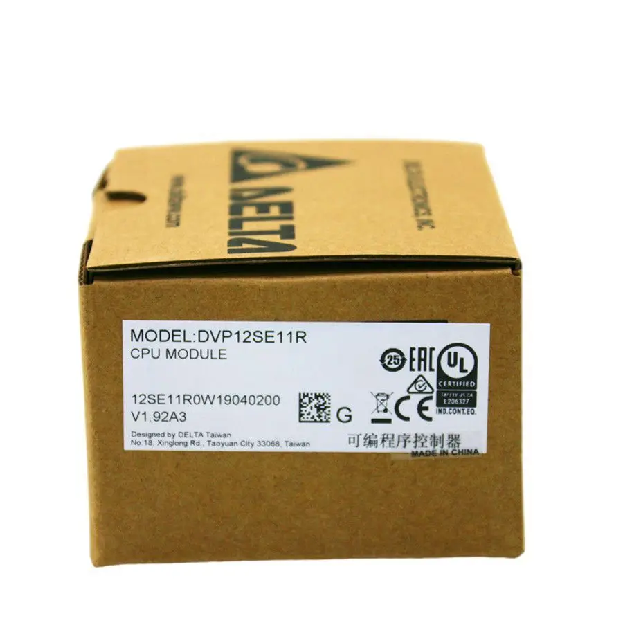 Модуль ЦП серии Dvp Plc Dvp12se11r с оригинальной упаковкой 100% Новый оригинальный промышленный и т. Д. Tw