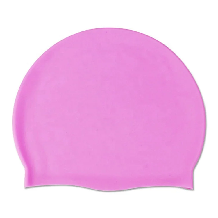 100% Adults Waterproof Silicone Swim Caps Custom Latex Silicone Swim Caps