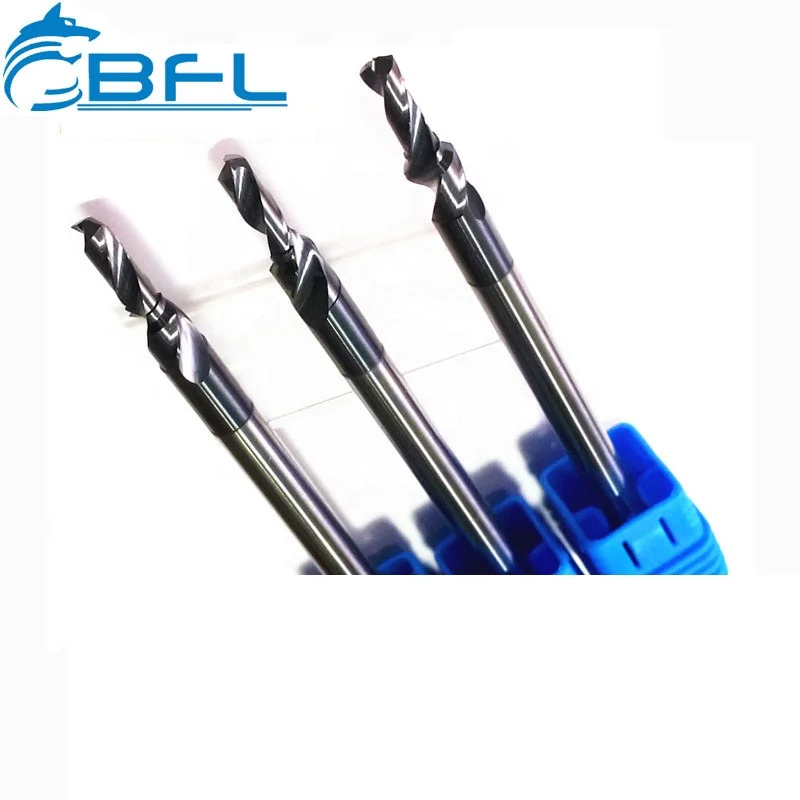 BFL Tungsten Carbide 2 Flute Step Drill Bit Set, Carbide Coolant Drill Bit