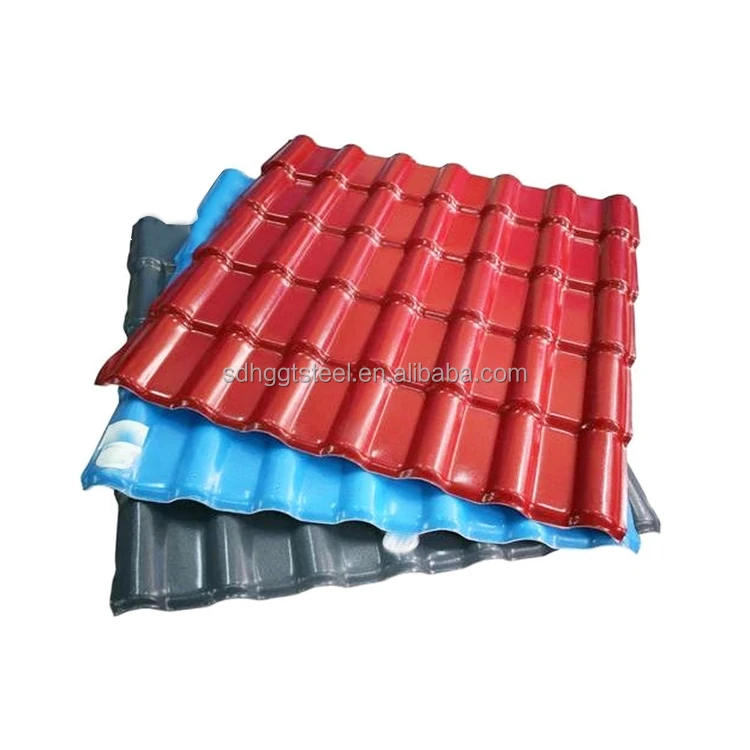 Red color Ceiling Material PVC Film Laminated Building Material 0.13-0.8mm galvanized Steel Roofing Sheet for Roofing Tiles