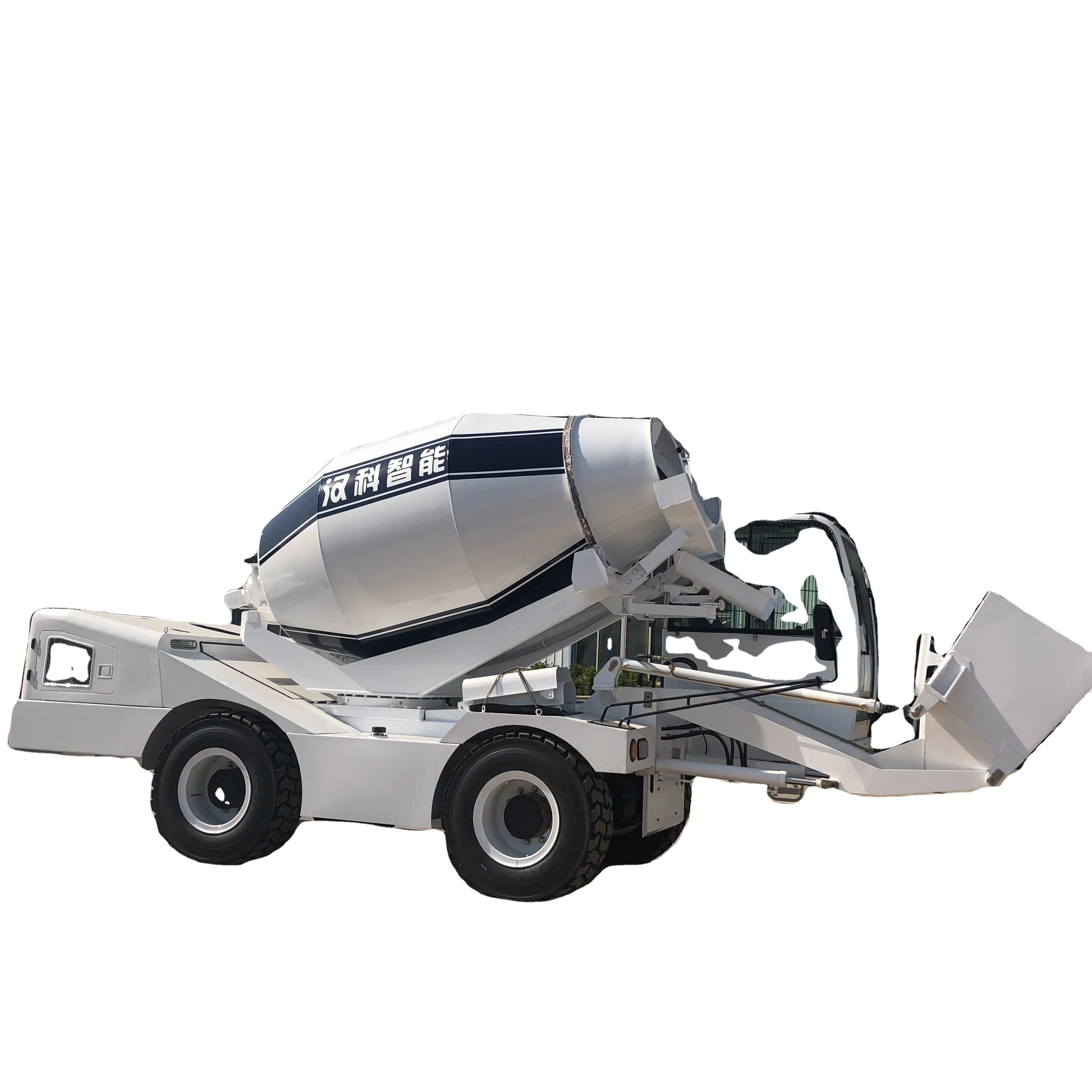 Самозагружающаяся Бетономешалка YUGONG 3, 0 м3, бетономешалка с насосом для продажи