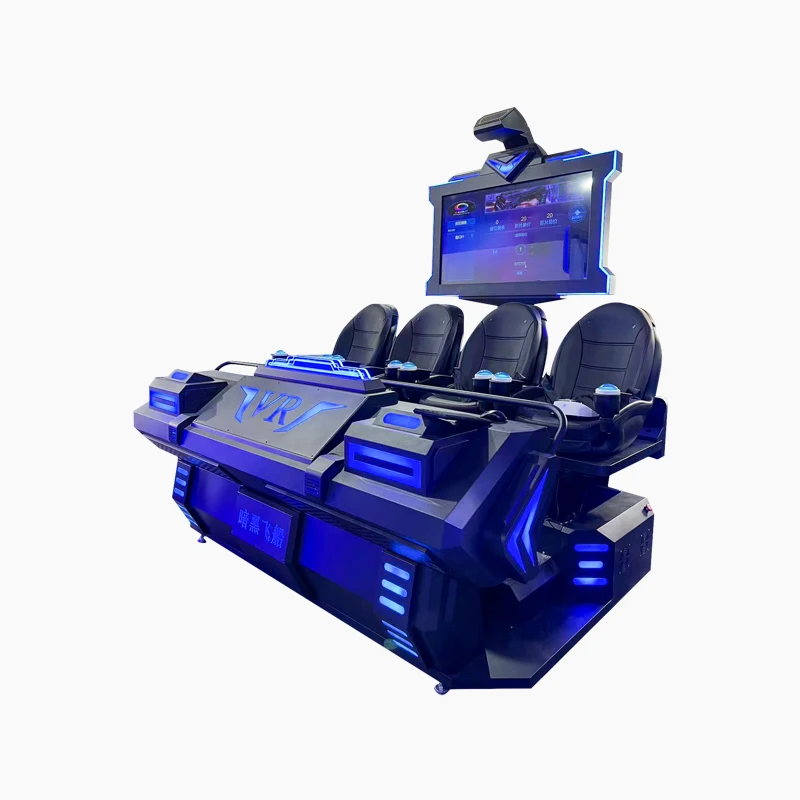 amusement park products realidad virtual motion 3d 4d 9d  cinema 4 seat  arcade vr simulated game machine