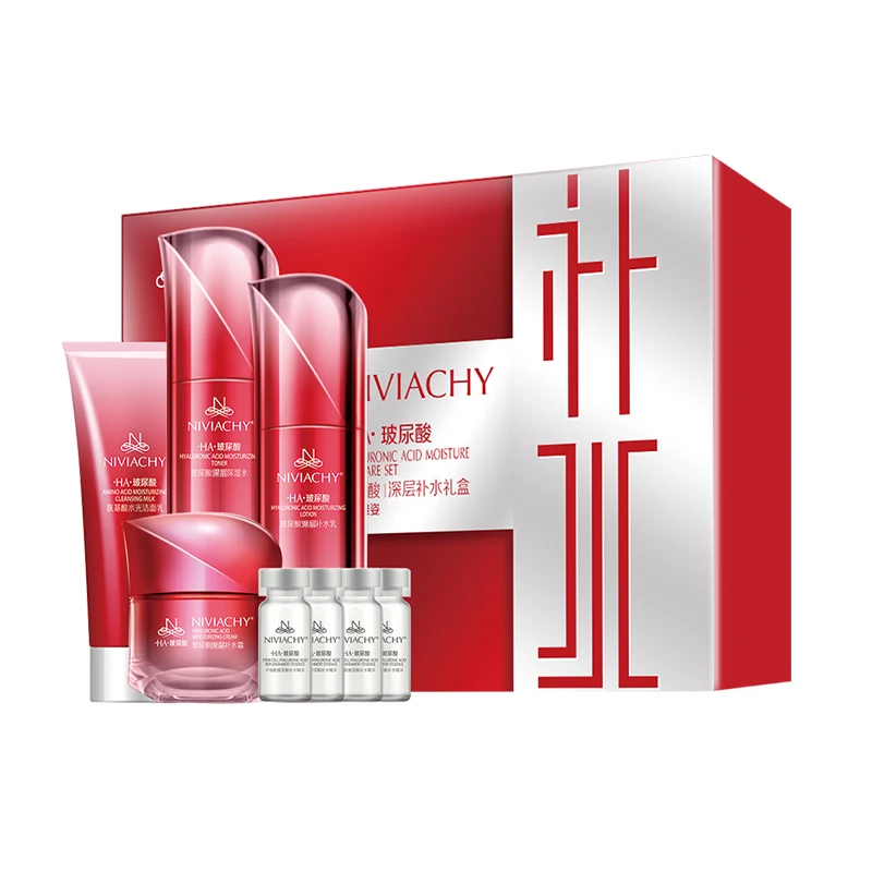 custom wholesale organic facial Whitening hemp CBD moisturising skin care set organic private label skin care set