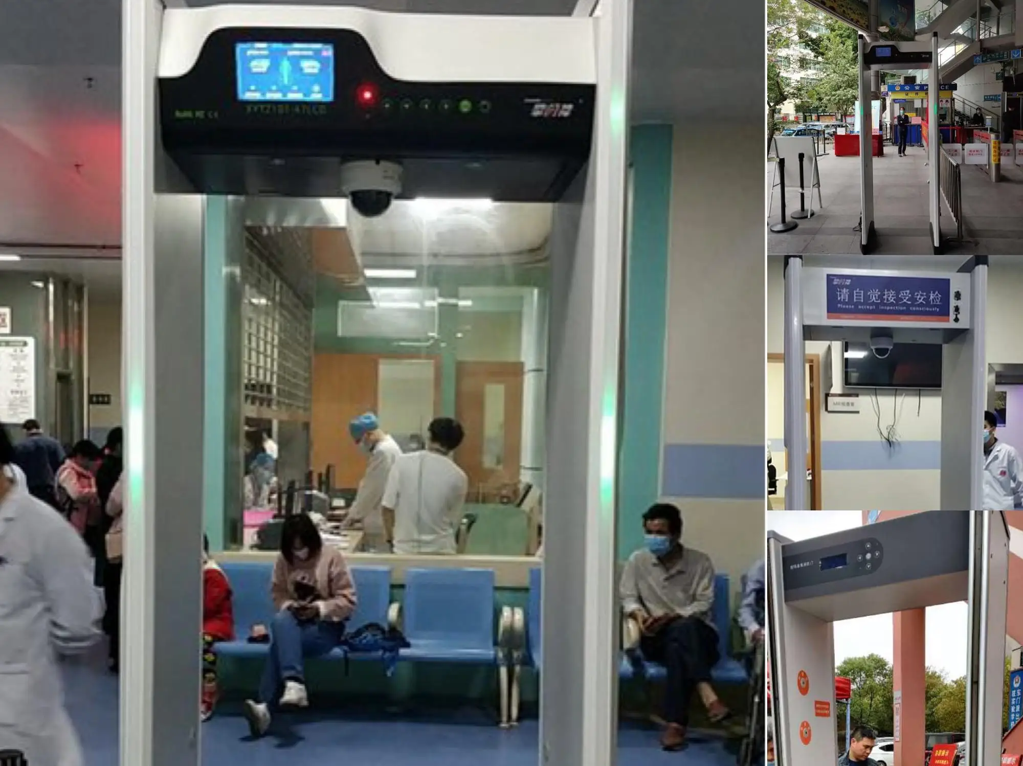 
High Sensitivity Multi-language Level Security Walk Through Metal Detector door frame metal detector 