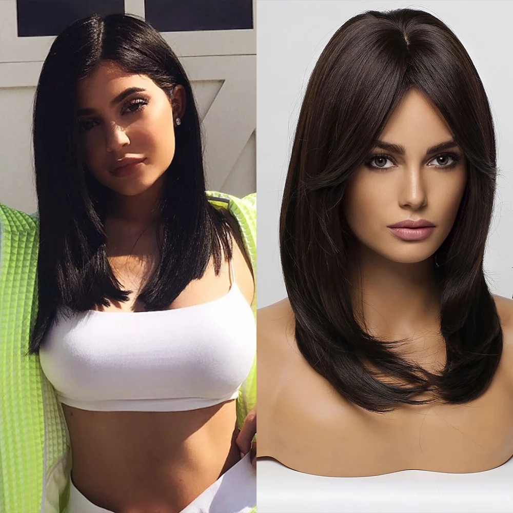 High Quality Top Selling Most Popular Long Ombre Blonde Synthetic Hair Wig for Women