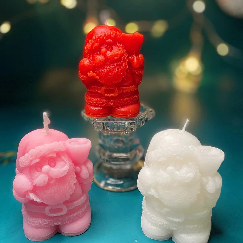 Spot Santa Claus Candles Christmas decorations Christmas candles wholesale support color fragrance custom