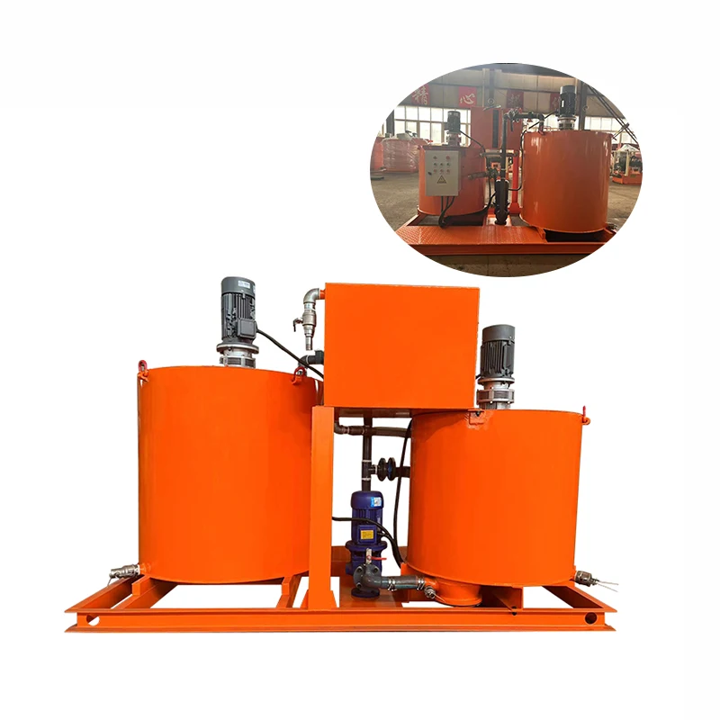 high work efficiency electric motor grout mixer and agitator construction equipment