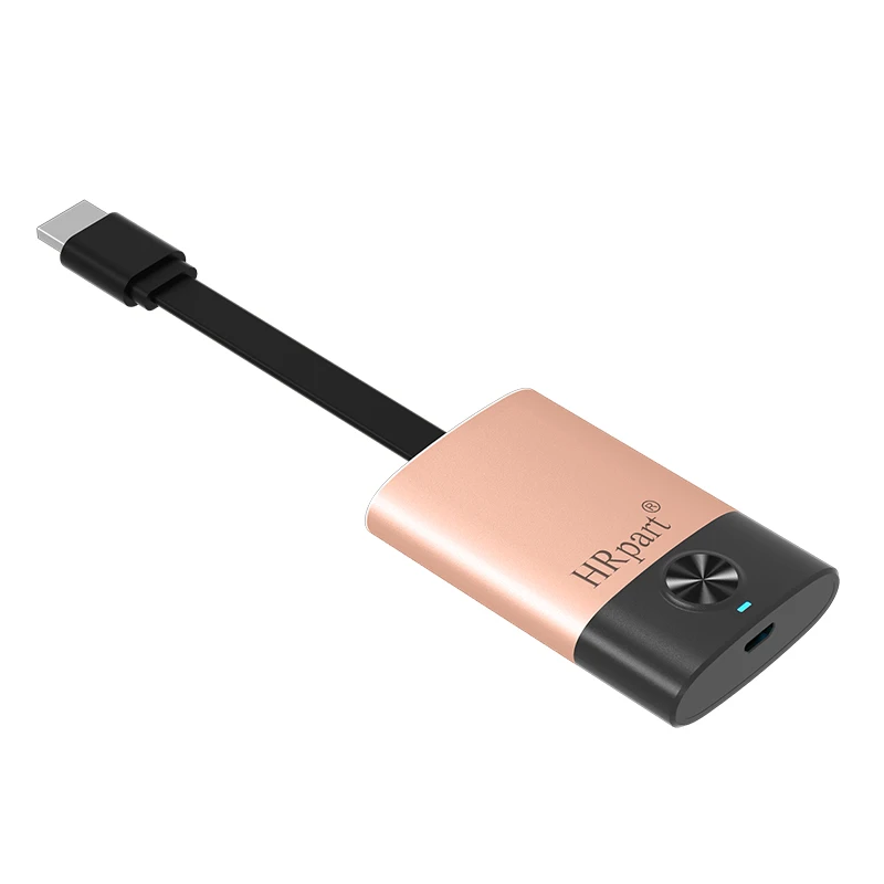 Portrait Mode Full Screen Miracast Dongle Wireless Mirroring From Phone Laptop to TV Projector Support Tiktok Full Screen On TV