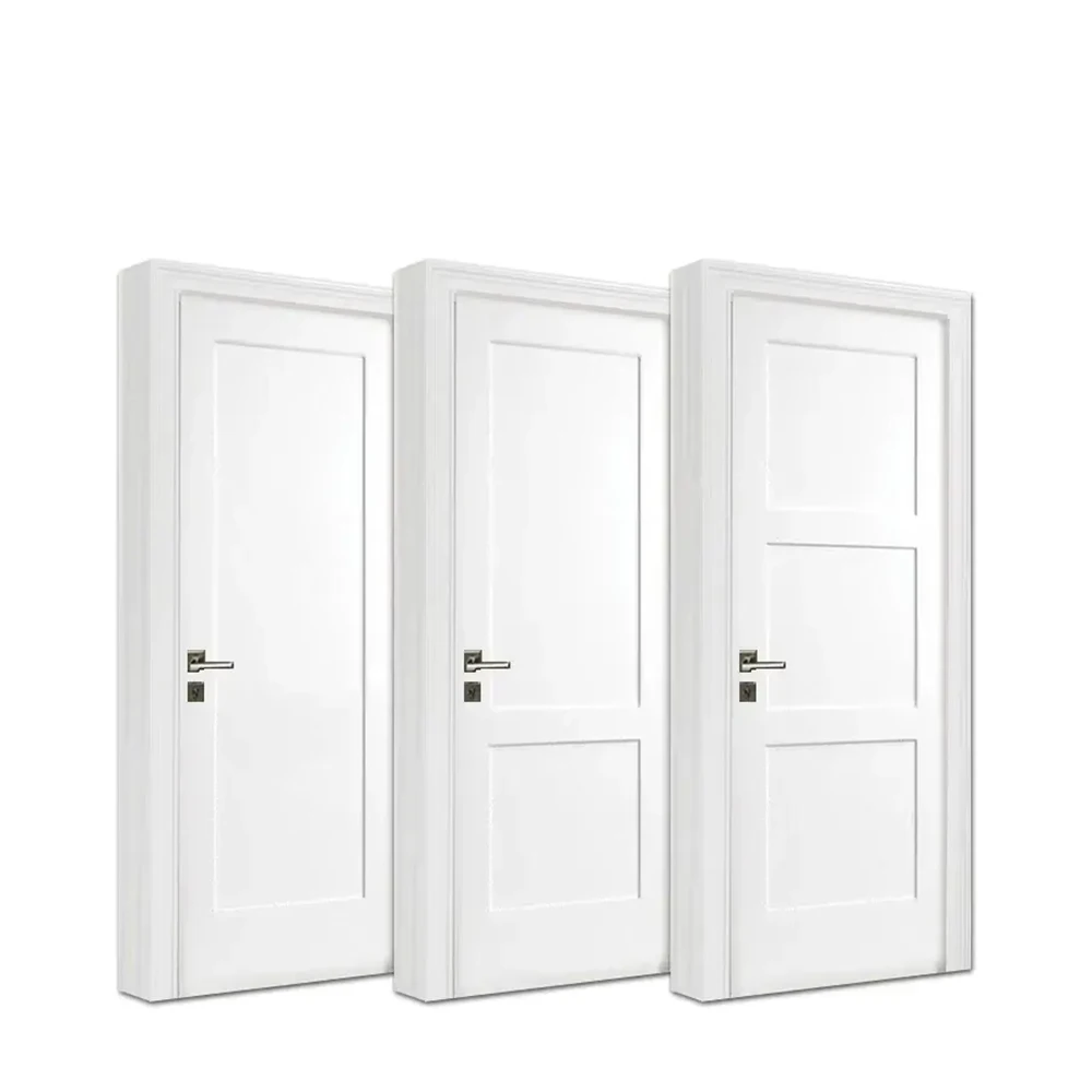 Cheap Price Craftsman Style Mdf Wooden Prehung Interior Door For Houses