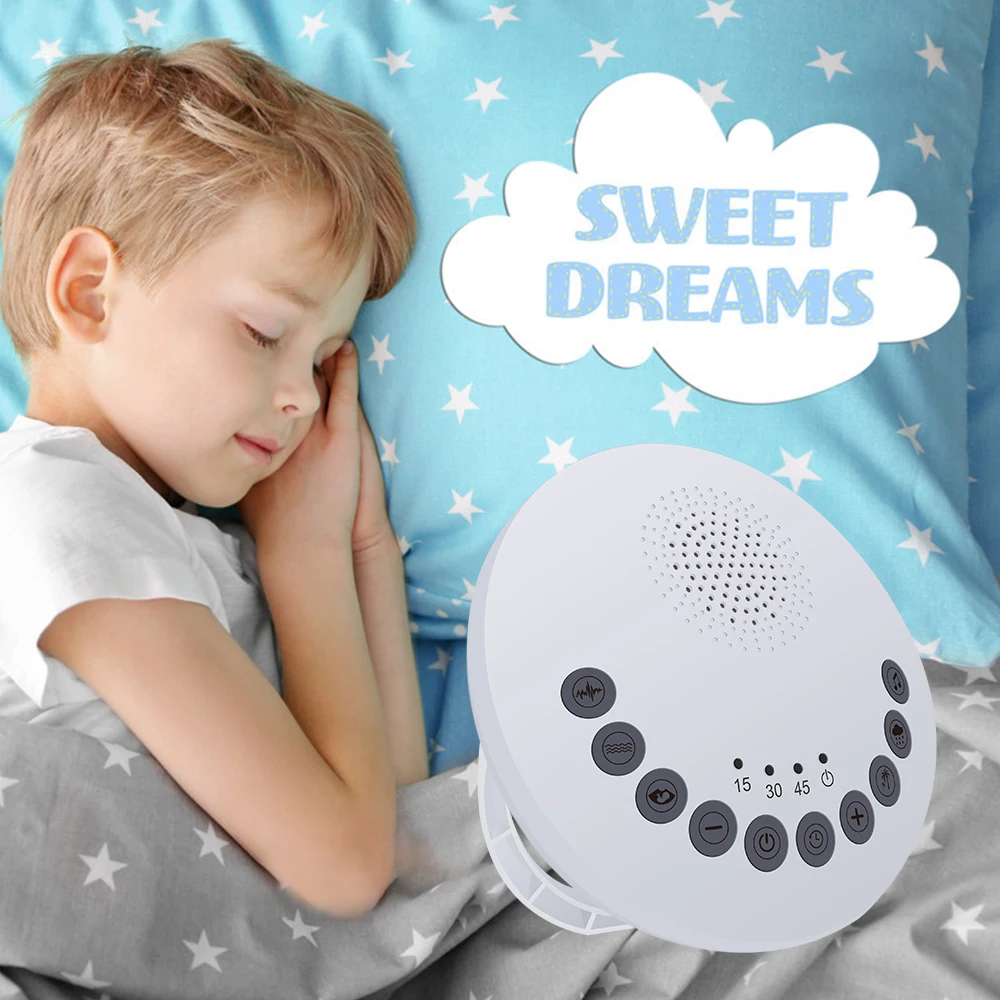 Home Portable White Noise Sleep Machine Stress Relax Sound White Noise Machine for Baby and Adult