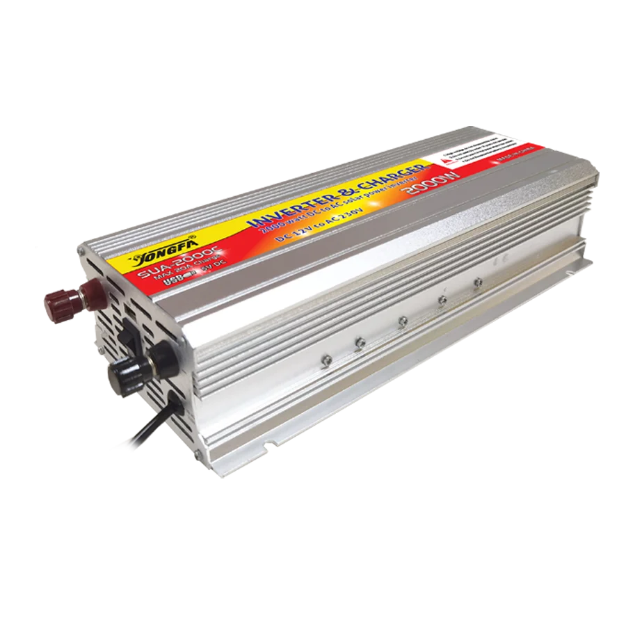 Yongfa домашний инвертор 12V 220V 2000 Вт со встроенным аккумулятором зарядное устройство множественного с полной защитой SUA2000C-a