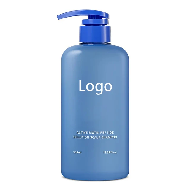 OEM Hair Care Biotin Peptide Hair Regeneration Shampoo Removing Impurities Balancing Scalp Sebum And Preventing Hair Loss