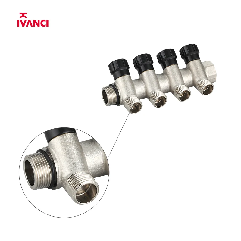 IVANCI 4 way manifold water distribution plumbing manifold