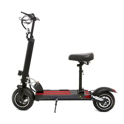 2021 long range electric fast scooter seated e scooters 2 wheels with seat foldable in europe warehouse dropshipping