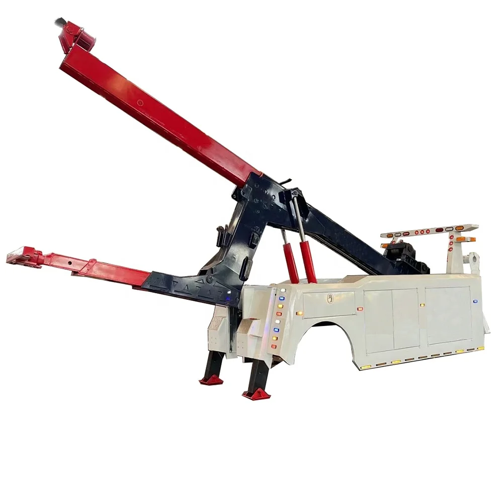 Excellent 16 tons towing equipment trucks wrecker with two 8 tons winches and 3-stage towing arm for sales